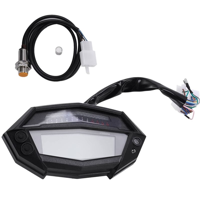 Motorcycle Gear Icon - A30P-Pengukur Kecepatan LCD Sepeda Motor Pengukur