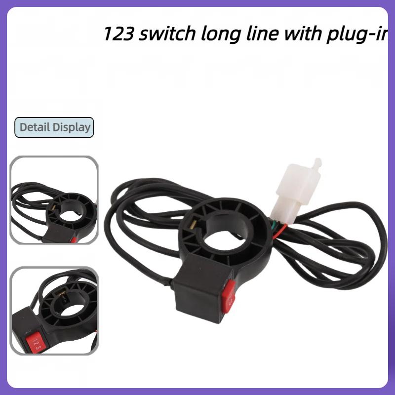 Motorcycle Gear Icon - Modul 3 Kecepatan Elektrik untuk Stang,