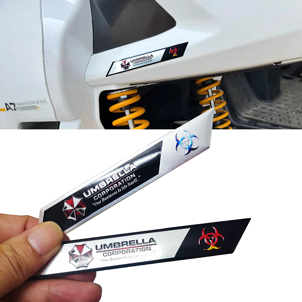 Stiker Mobil Logam 3D Payung,  - Motorcycle Gear Icon ulasan dan harga