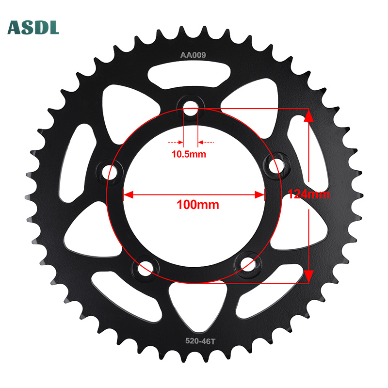 520 46T 15T Sproket Depan Bela - Motorcycle Gear Icon ulasan dan harga